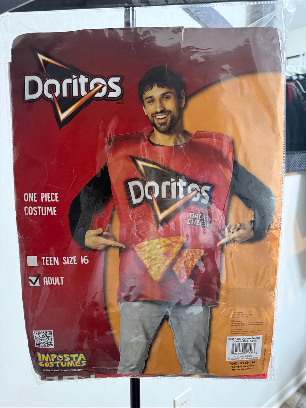 Doritos Nacho Cheese Costume - Red